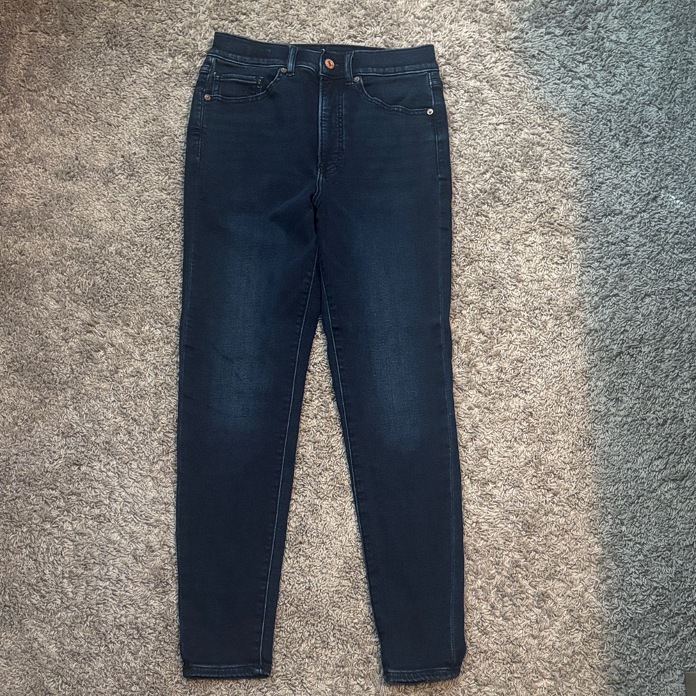 Express Dark Blue Skinny Jeans